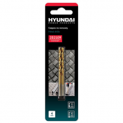 Сверло по металлу Hyundai 4,0x75/43 мм DIN338 HSS-G TIN недорого в Екатеринбурге