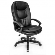 Кресло офисное AV 121SL MK экокожа черная 223 