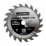 Диск пильный по дереву Stayer «FAST LINE» 190*24T*16 недорого в Екатеринбурге