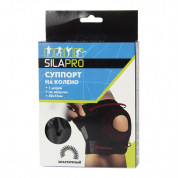Суппорт на колено SilaPro на липучке, 50х15см, полиэстер купить