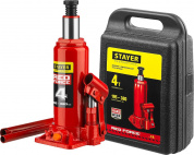 Домкрат бутылочный Stayer Red Force 4т в кейсе купить
