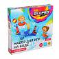 Набор для игр на воде надувной SILAPRO (платформа 80x35см-1шт, кольцо d19см 4шт), PVC 0.18мм