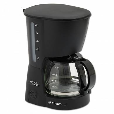 Кофеварка капельная First 750 Вт, 8 чашек Black купить